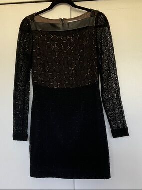 Diane von Furstenberg Sarita Pebble Lace Mini Dress